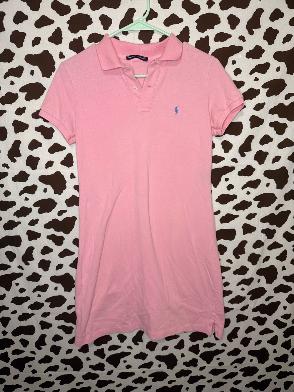 Ralph Lauren Light Pink Polo Midi Dress